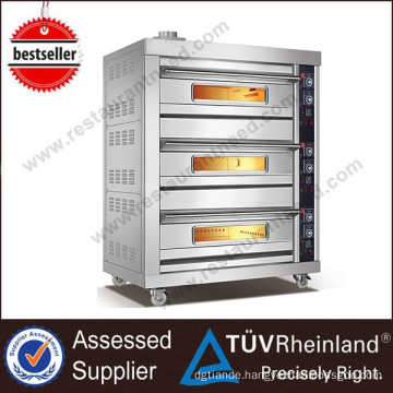 Full Series Luxury Hotel Equipment Stainless Steel Body Gas Deck Oven